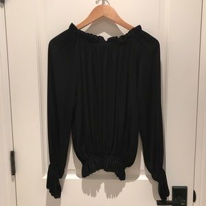 Emerson Thorpe off the shoulder top